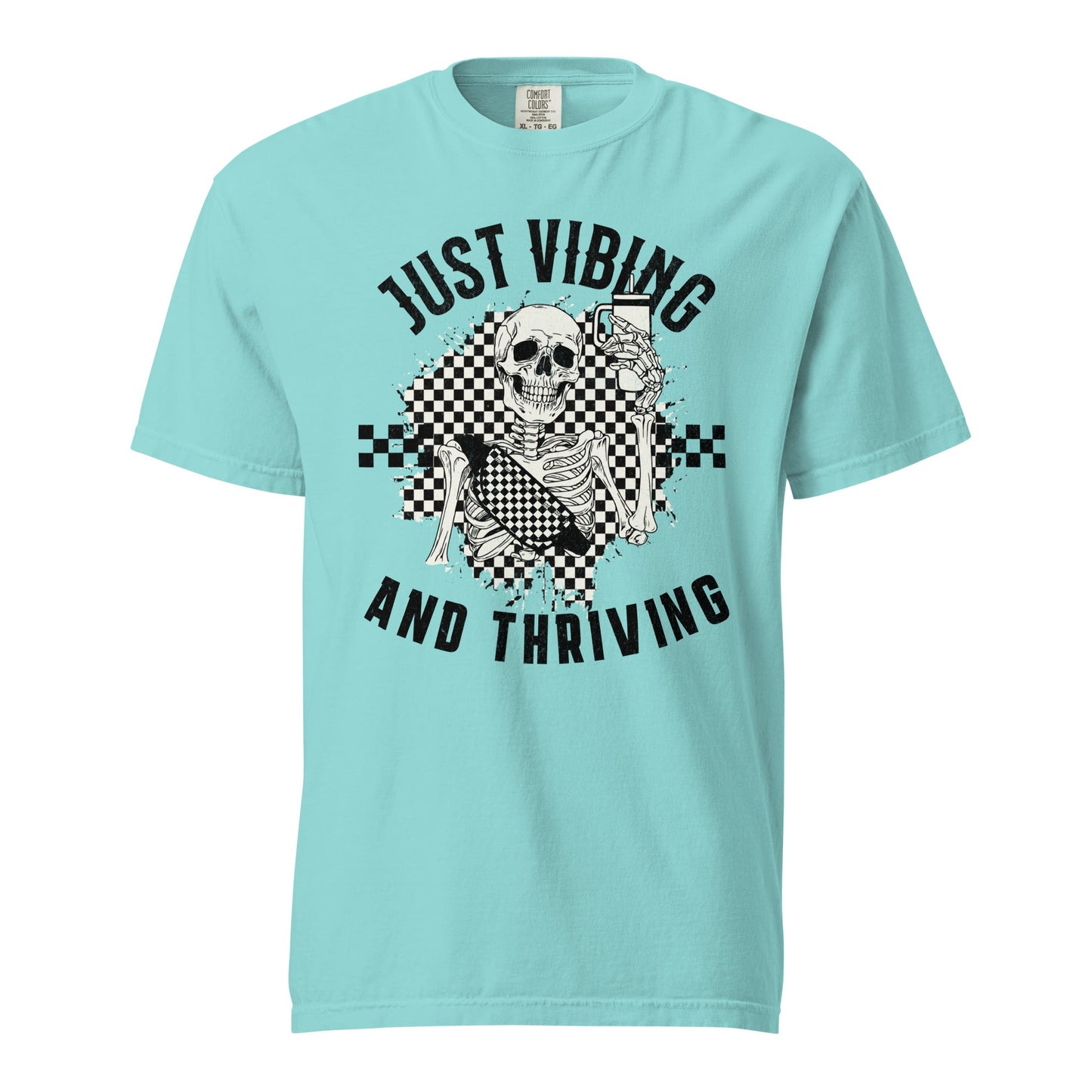 Just Vibing and Thriving Graphic Tee