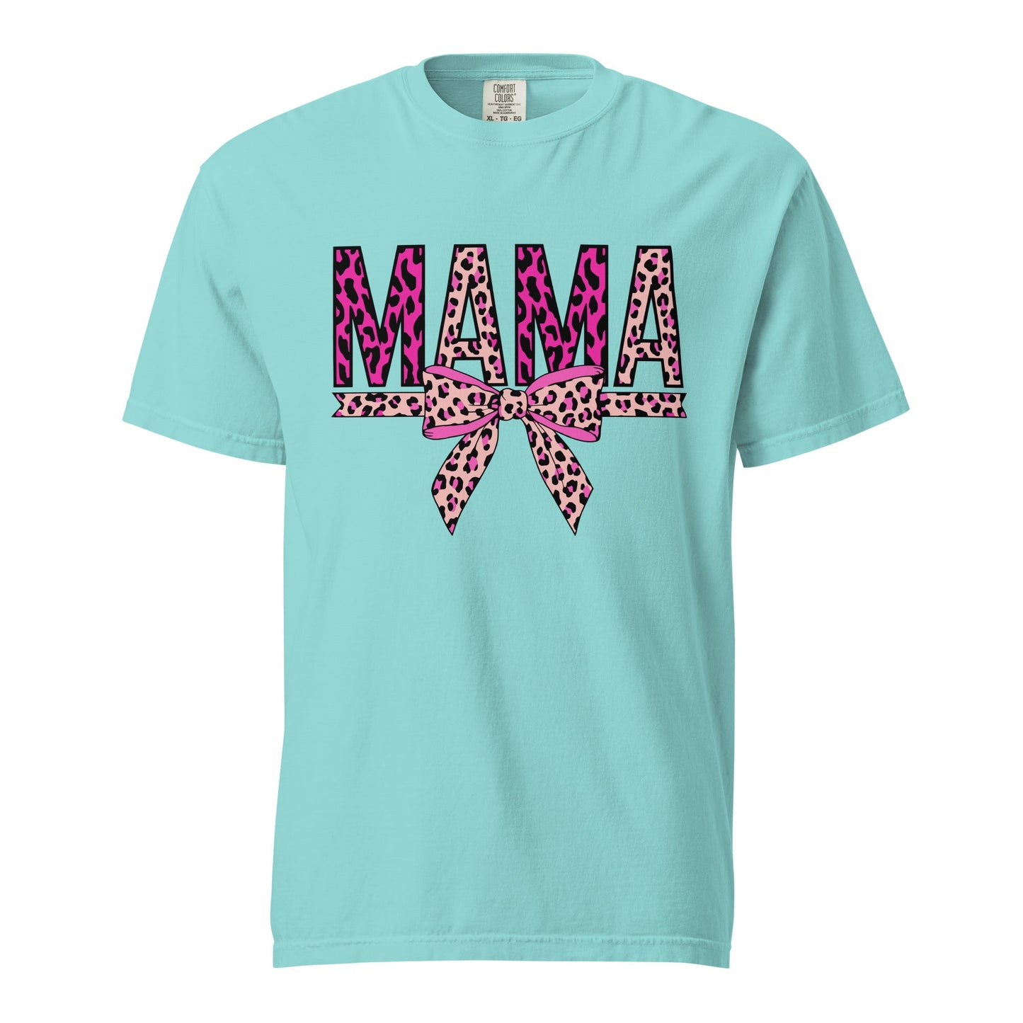 Mama Leopard Print Graphic Tee - Soft, Breathable Unisex Style