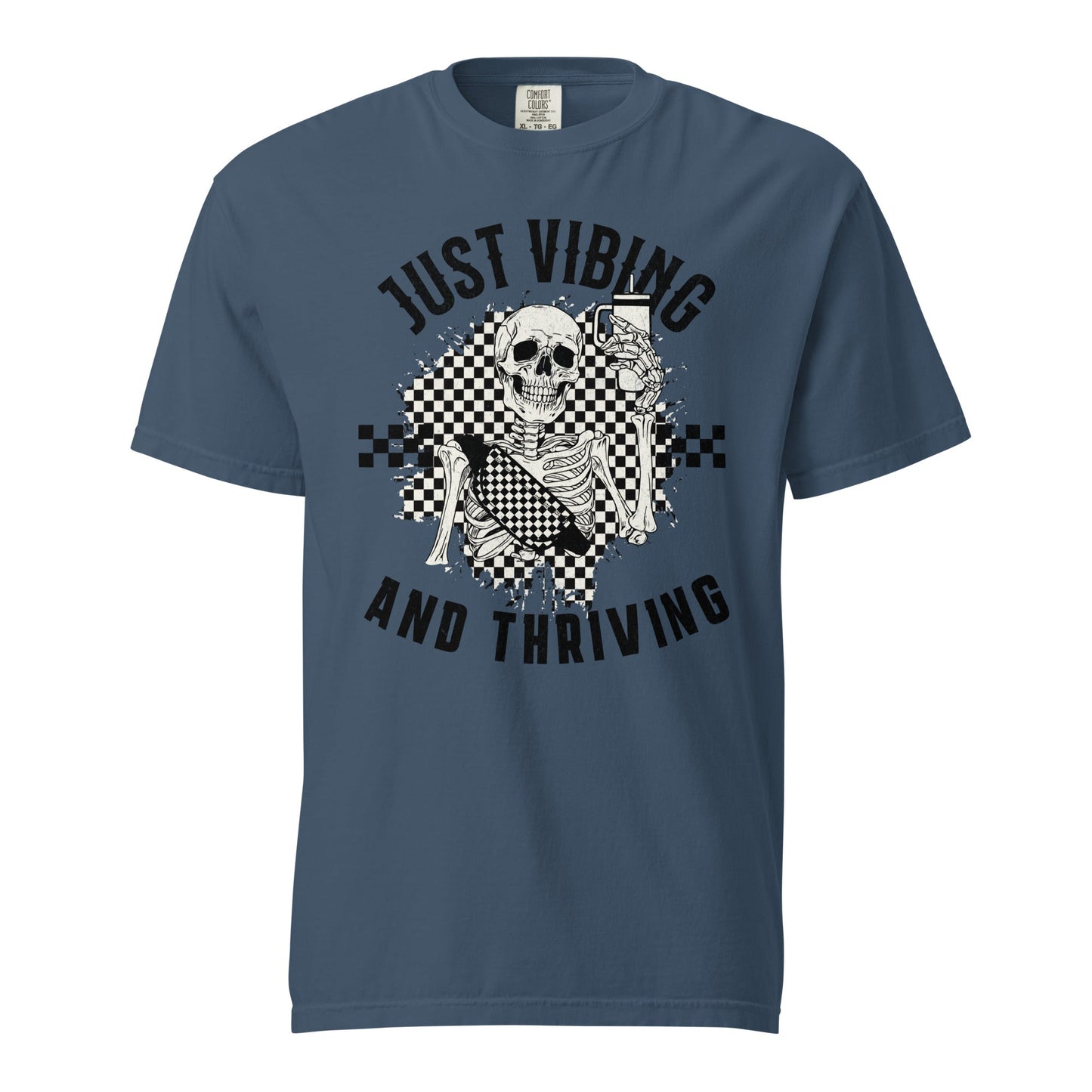 Just Vibing and Thriving Graphic Tee