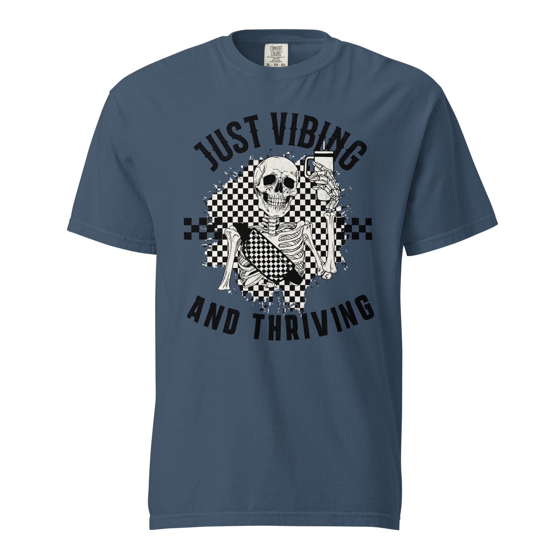 Just Vibing and Thriving Graphic Tee