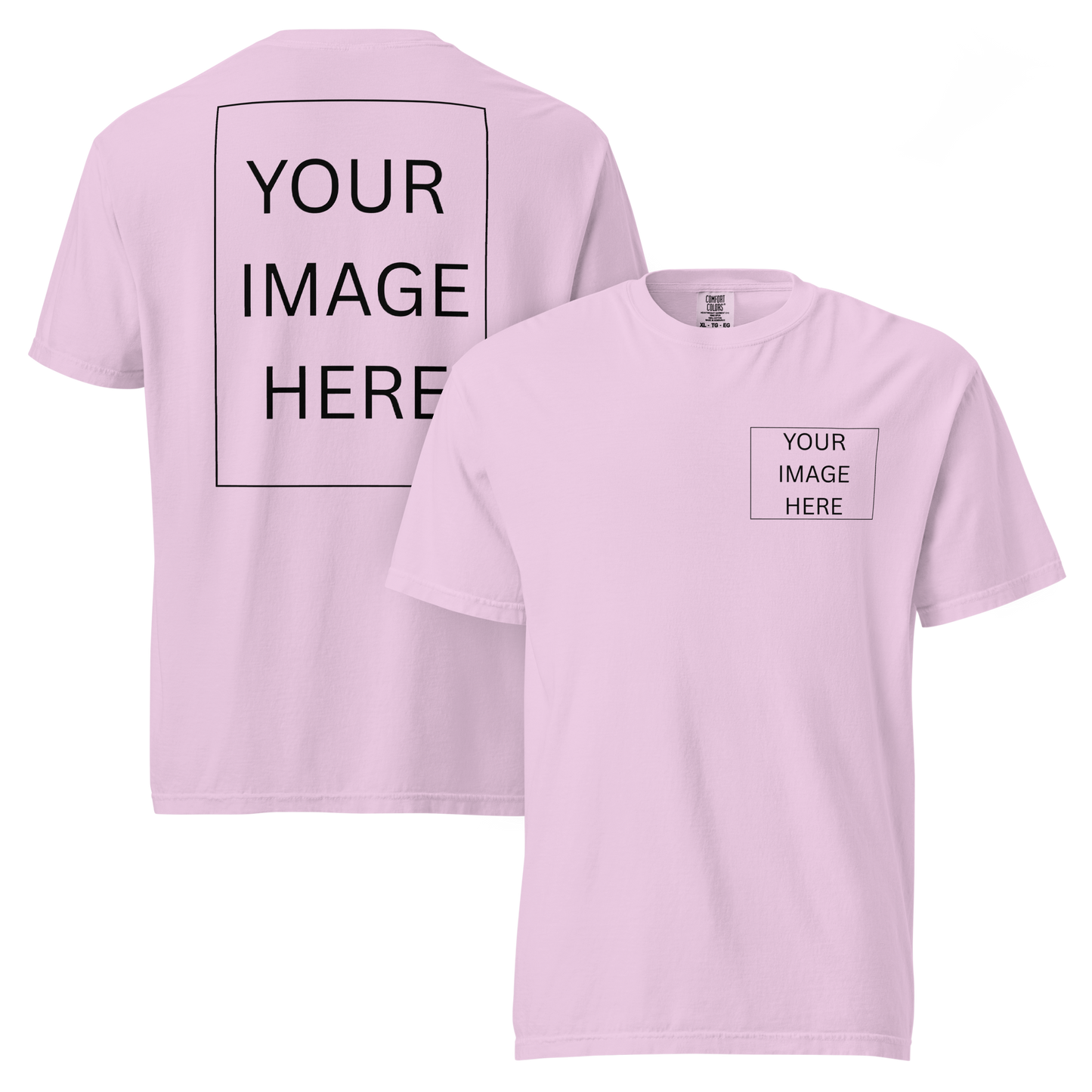 Custom Graphic Tee, Front & Back