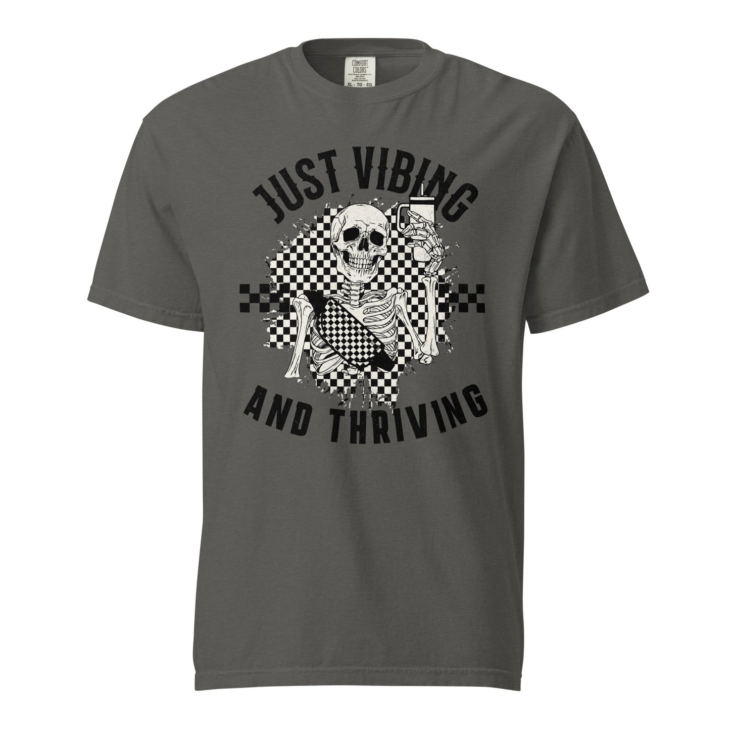 Just Vibing and Thriving Graphic Tee