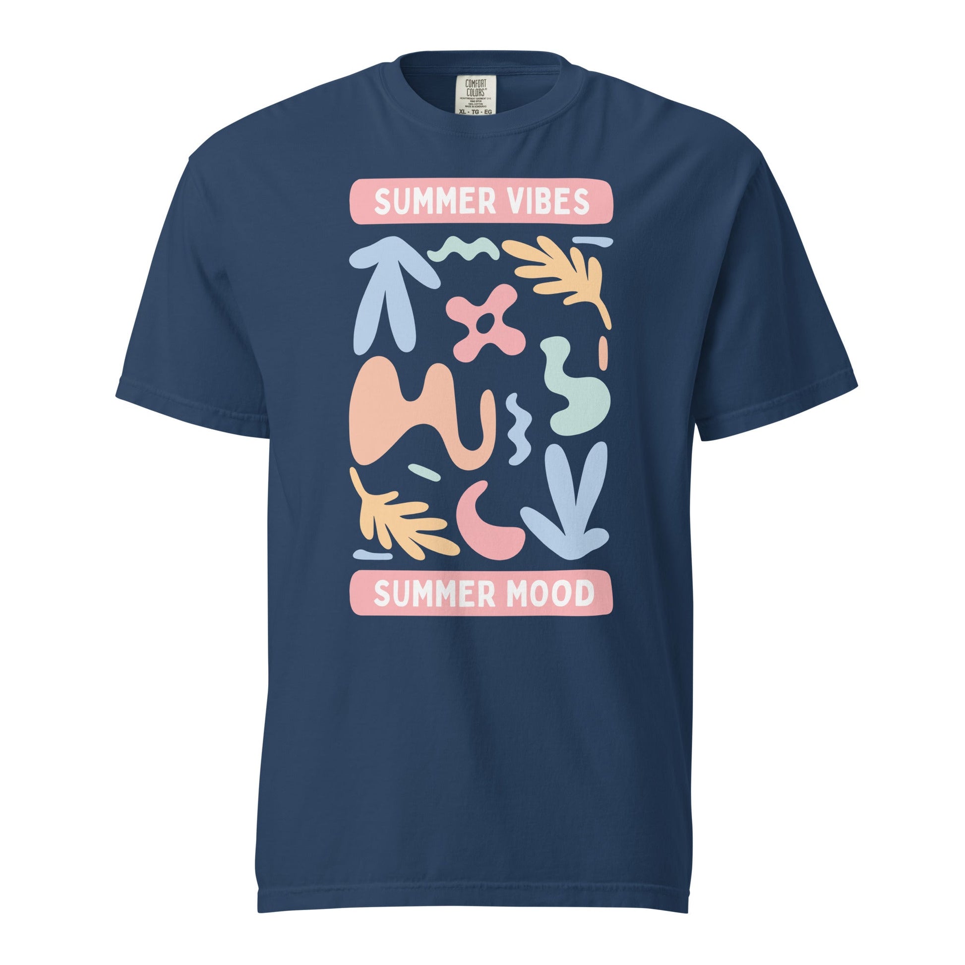 Summer Mood Graphic Tee - Soft, Breathable Heavyweight T-shirt