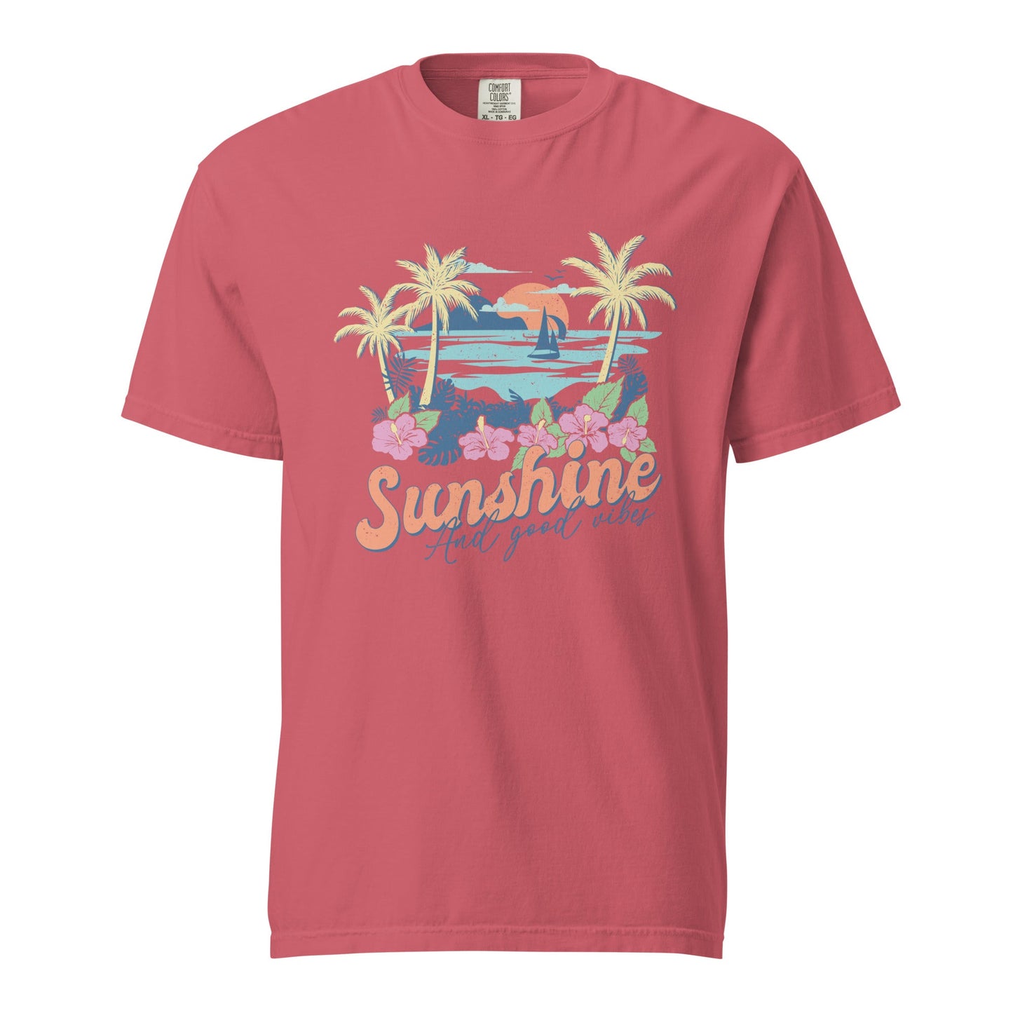 Sunshine and Good Vibes Graphic T-Shirt