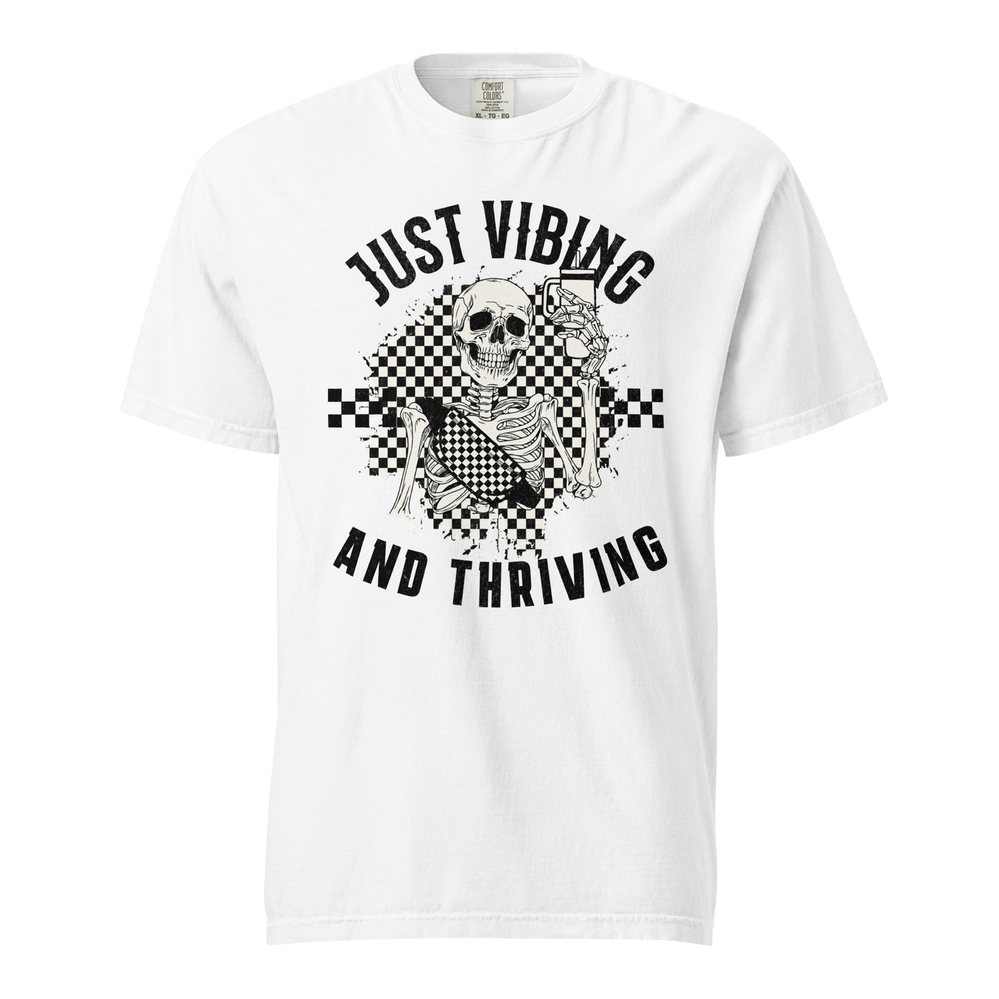 Just Vibing and Thriving Graphic Tee